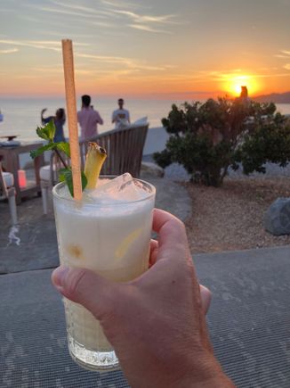 Piña Colada with a view