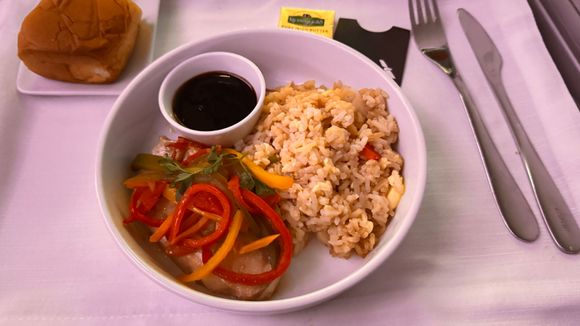 Seabass with Fried Rice
