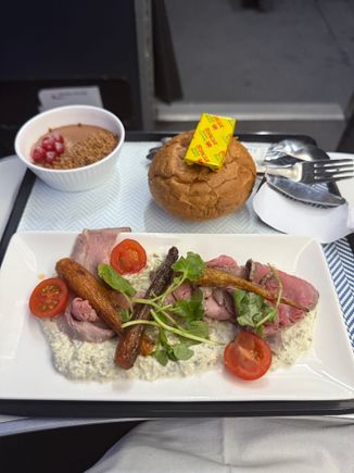 Beef salad.