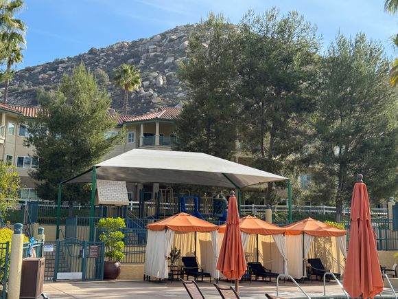 Outside Boulder Springs Pool area