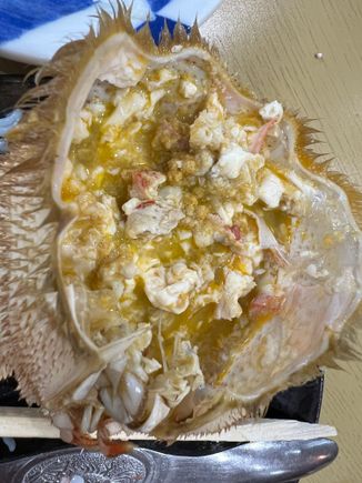 Hairy crab kani miso 