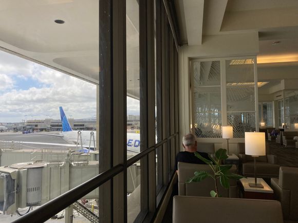 Apron view + an ice cream = USP of UA Club HNL