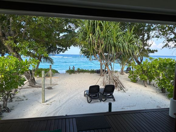 Beachfront view