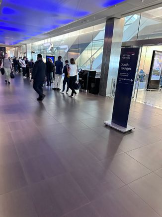 Taken from F lounge entrance