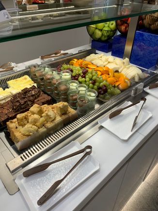 Food and drinks. Just water for me. I’m so thirsty!