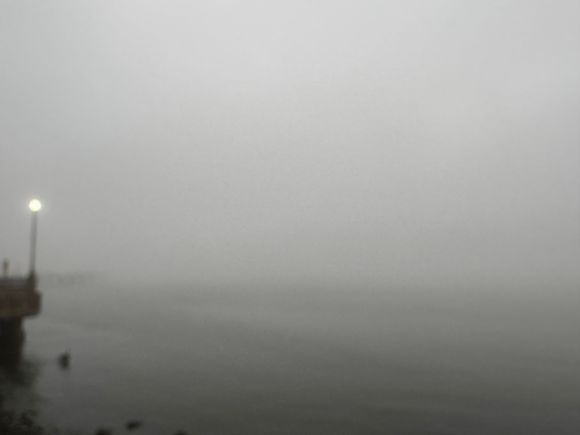 Would’ve been a nice view, except there was extremely thick fog the entire time

