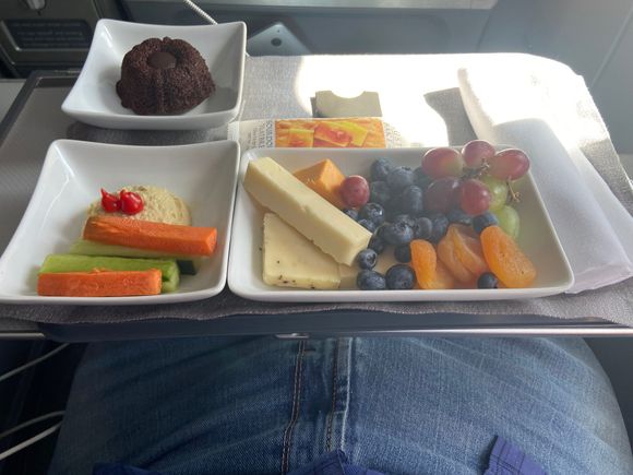 American Airlines Short-Haul Business Class Lunch