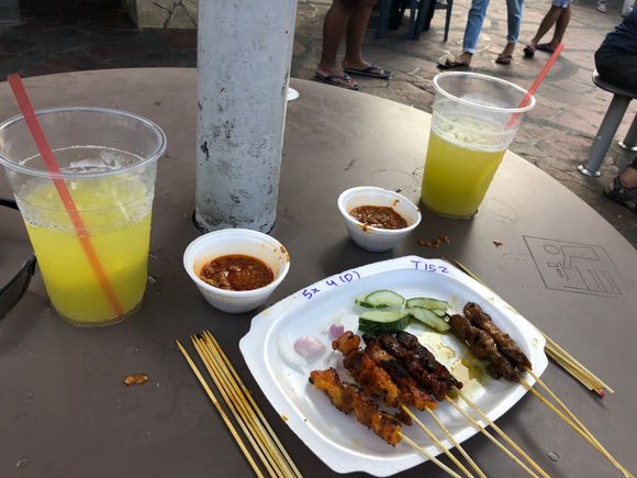 Satay in Singapore