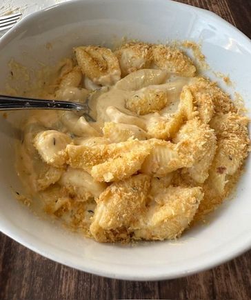 Smoked cheese pasta