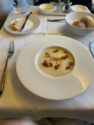 As ever, BA soups are good