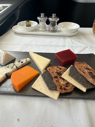 Cheese selection was lovely.