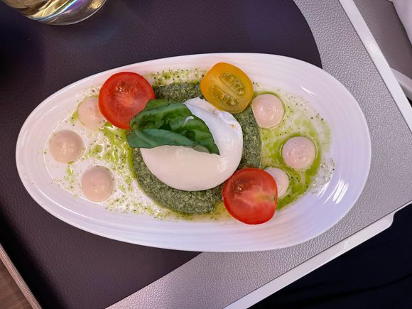 Meal highlight - the burrata/pesto appetizer. It was solid.