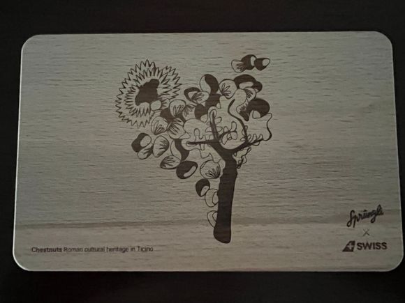 Wooden tray under the Box, which you can take Home 