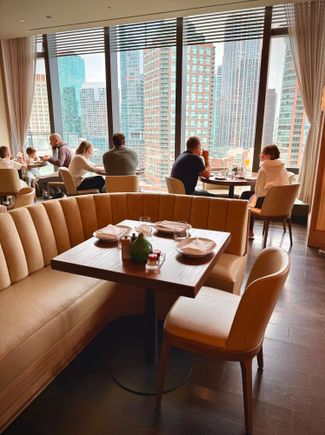 Best tables are by the window if you can snag one!