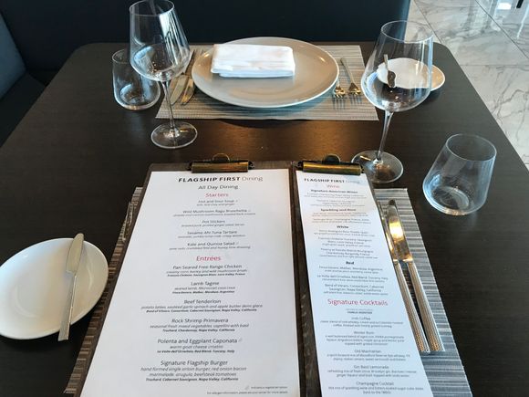 Place sitting and Menu