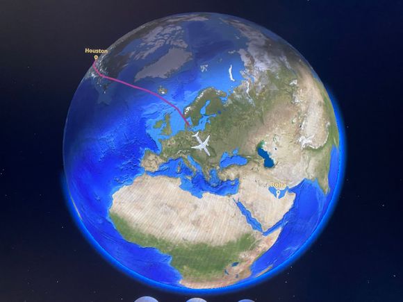 I kept sleeping all the way until Poland!