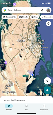 The distance we drove. 