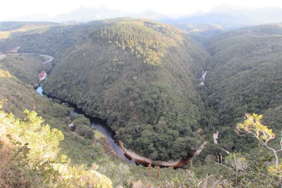 The Map of Africa formed by the Kaaimans River on the right and the Swartrivier on the left (off of this photo, to be precise, based on the map I am looking at!)