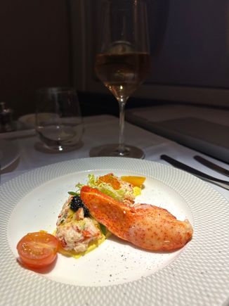 Lobster starter - excellent 