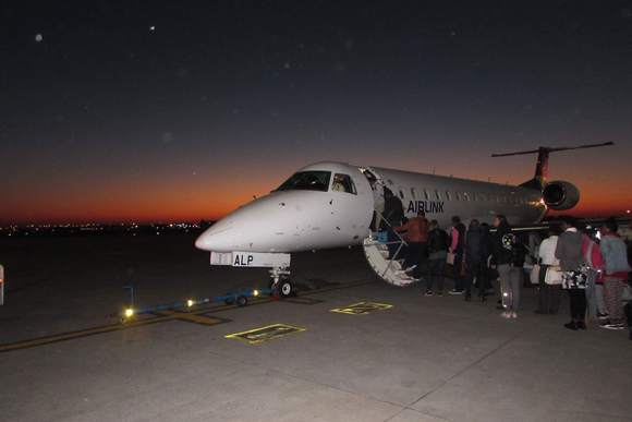 Our little plane - Johannesburg to Bulawayo