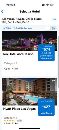 Insane vegas rates even for rio
