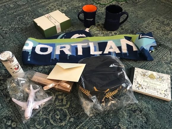 amazing goodies, especially the pilot hat and model plane that my son loves!