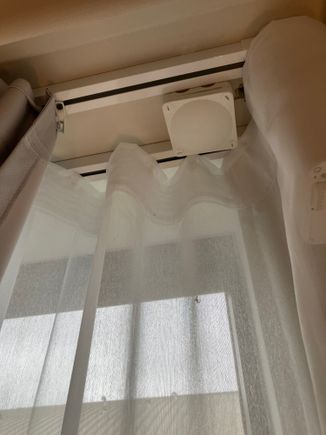 Curtain won’t shut to wall - gap of 9-12 inches!