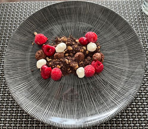 Chocolate and espresso mousse - looked better than it tasted