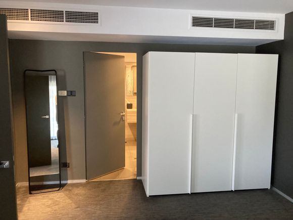 Bedroom and closet
