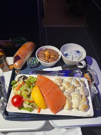 Much better than the standard band 1 catering. 