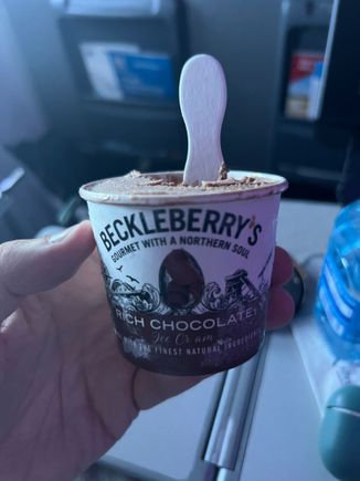 Beckleberry chocolate ice cream