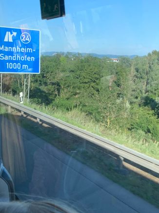 Passing my old stomping ground of Mannheim