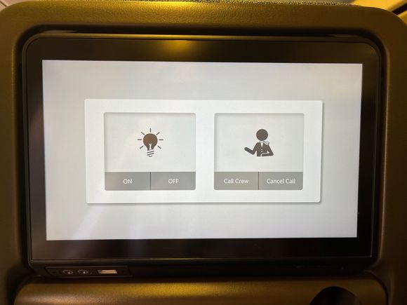 The extent of in-flight entertainment