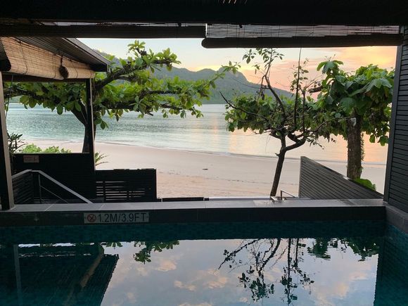 Executive pool suite view