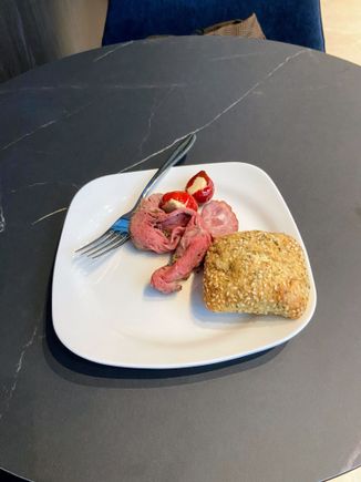 I have gone for a bit of cold breakfast before moving on to *G section