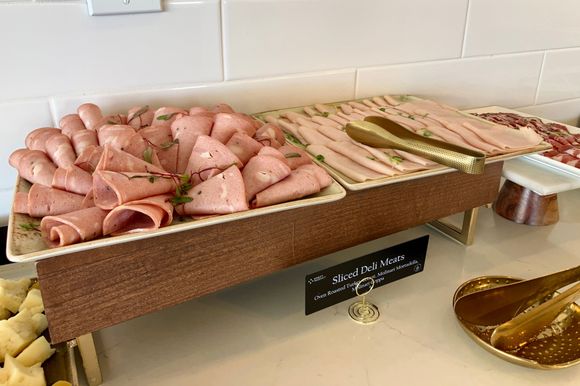 Evening offering at the Club Lounge