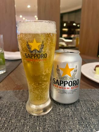 Managed to squeeze in a cold beer before they shut up shop!