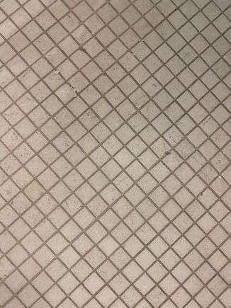 Old beat up tile