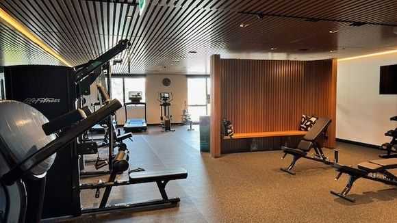Gym - which looked like it had yet to be used