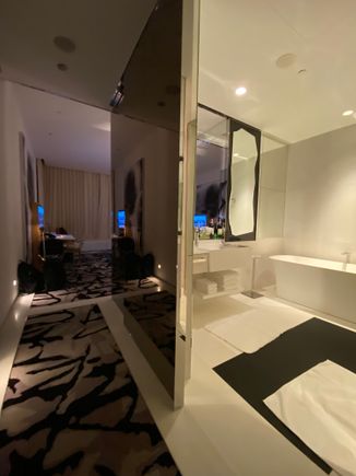 Entrance to Premium twin room