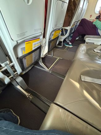 No seat mates - result!