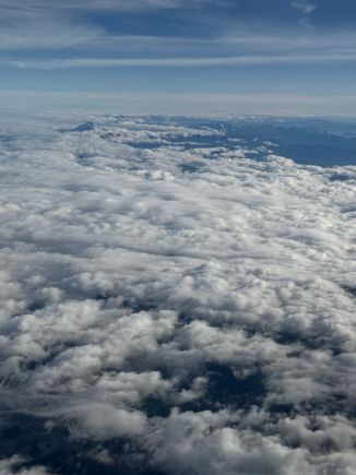 Glacier Peak, seen on eastbound climb thru FL190  