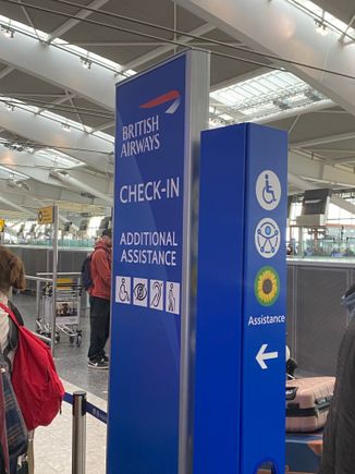 Arriving at LHR