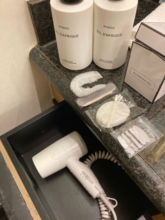 Amenities are Byredo 