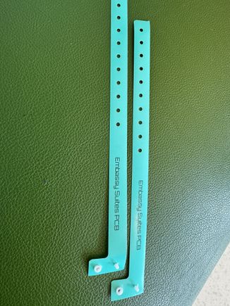 "Permanent" wrist-bands required for amenity use. 