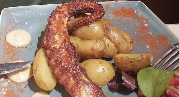 Never had octopus like this before, not just tender, but creamy.
