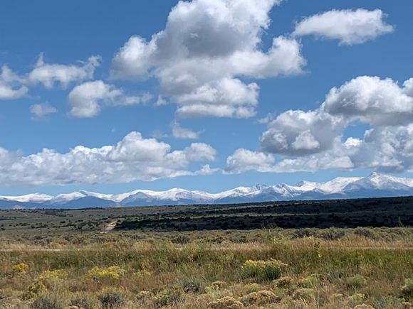Snow covered range in Colorado 