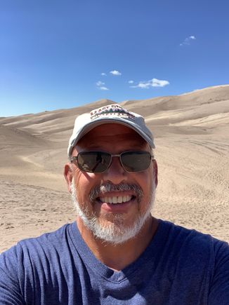 One last selfie. Sand Dune Selfie. 