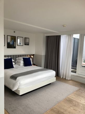 Look into the sleeping area
