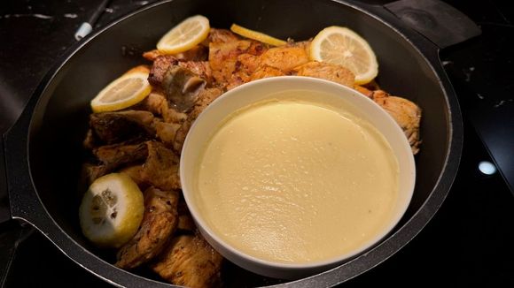 Gilled Sea Bass with Lemon sauce